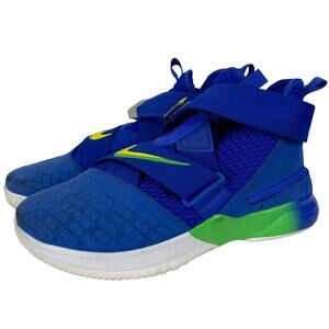 Nike Lebron Soldier 12 FlyEase Big Taste Blue Basketball Sneakers Size 11.5